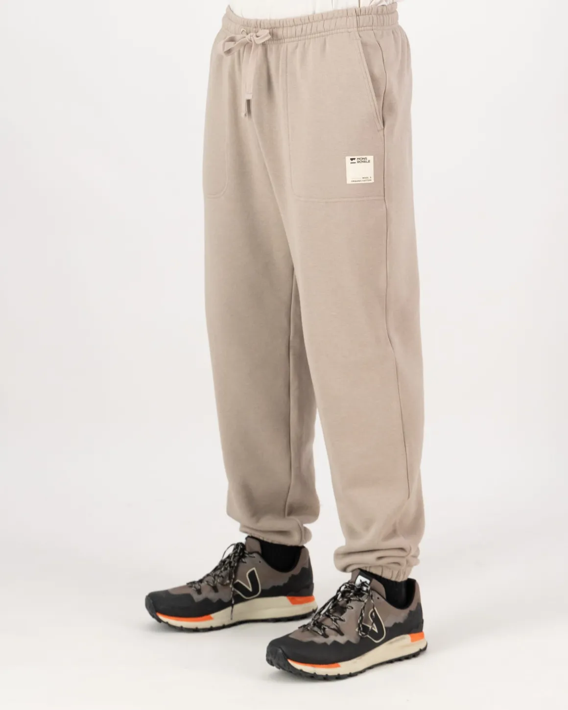 Verdant Merino Organic Cotton Sweatpants - Taupe