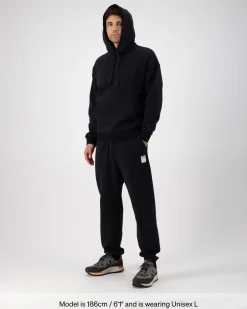 Verdant Merino Organic Cotton Sweatpants - Black