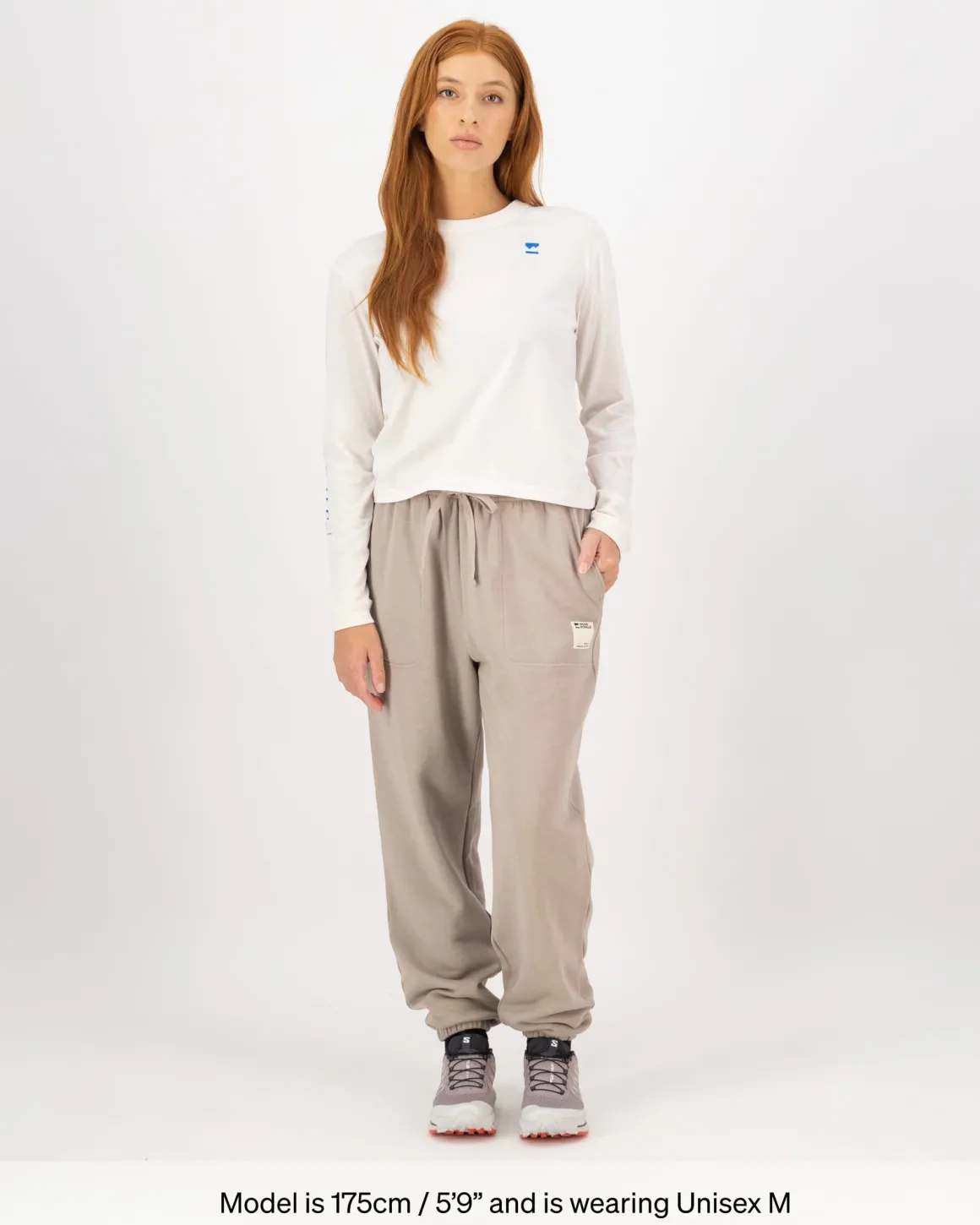 Verdant Merino Organic Cotton Sweatpants - Taupe