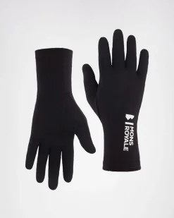Volta Merino Glove Liners - Black