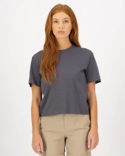 Yonder Merino Organic Cotton T-Shirt - Vintage Black
