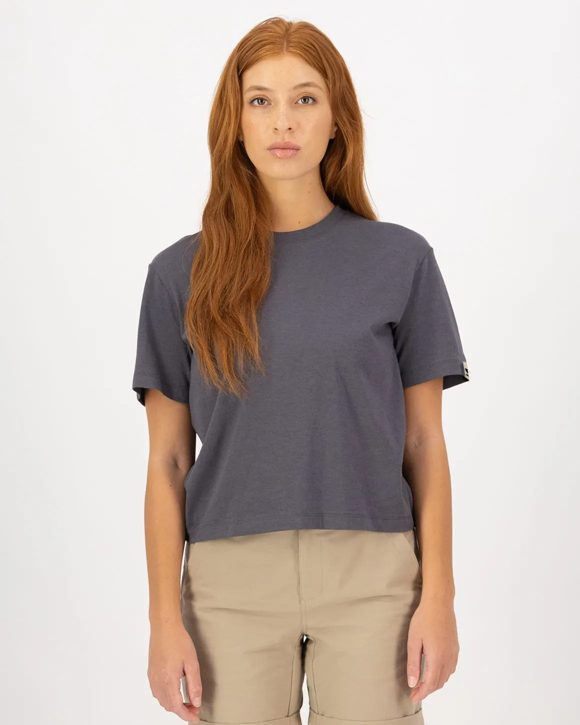 Yonder Merino Organic Cotton T-Shirt - Vintage Black