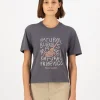 Yonder Merino Organic Cotton T-Shirt - Vintage Black