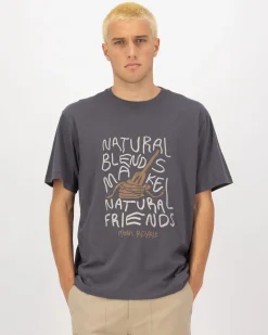 Yonder Merino Organic Cotton T-Shirt - Vintage Black