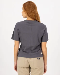 Yonder Merino Organic Cotton T-Shirt - Vintage Black
