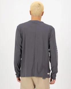 Yonder Merino Organic Cotton Long Sleeve - Vintage Black