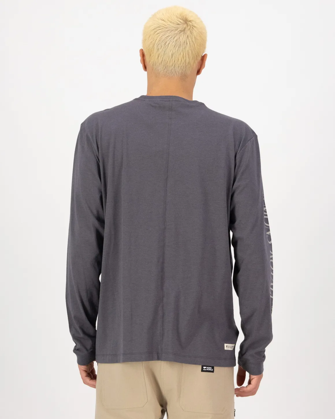 Yonder Merino Organic Cotton Long Sleeve - Vintage Black