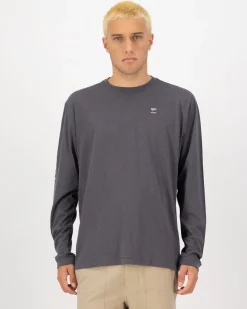 Yonder Merino Organic Cotton Long Sleeve - Vintage Black