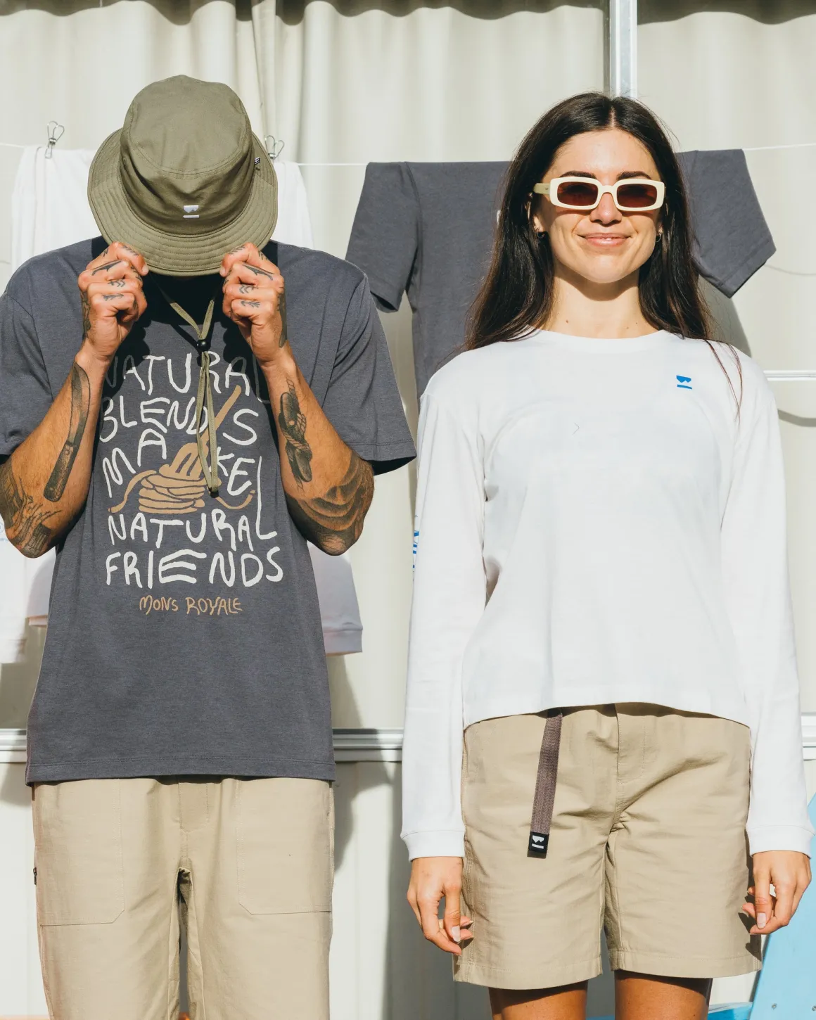 Yonder Merino Organic Cotton Long Sleeve - Vintage White