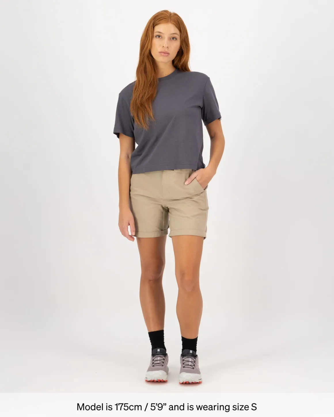 Yonder Merino Organic Cotton T-Shirt - Vintage Black