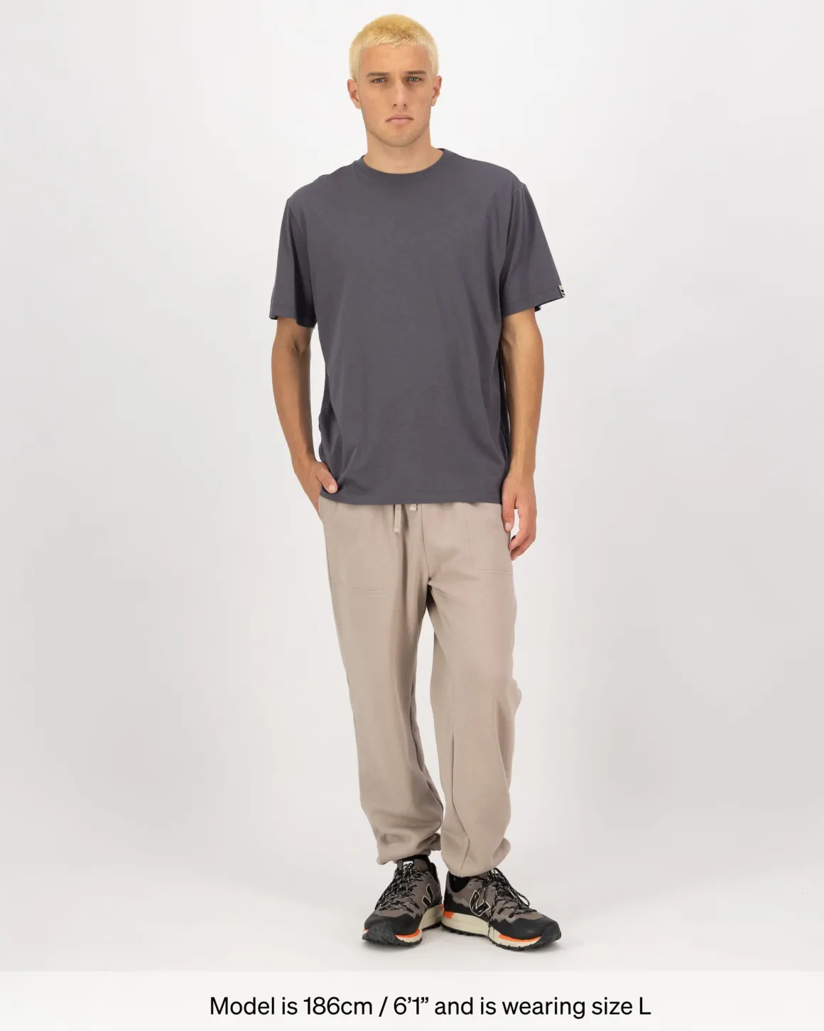 Yonder Merino Organic Cotton T-Shirt - Vintage Black