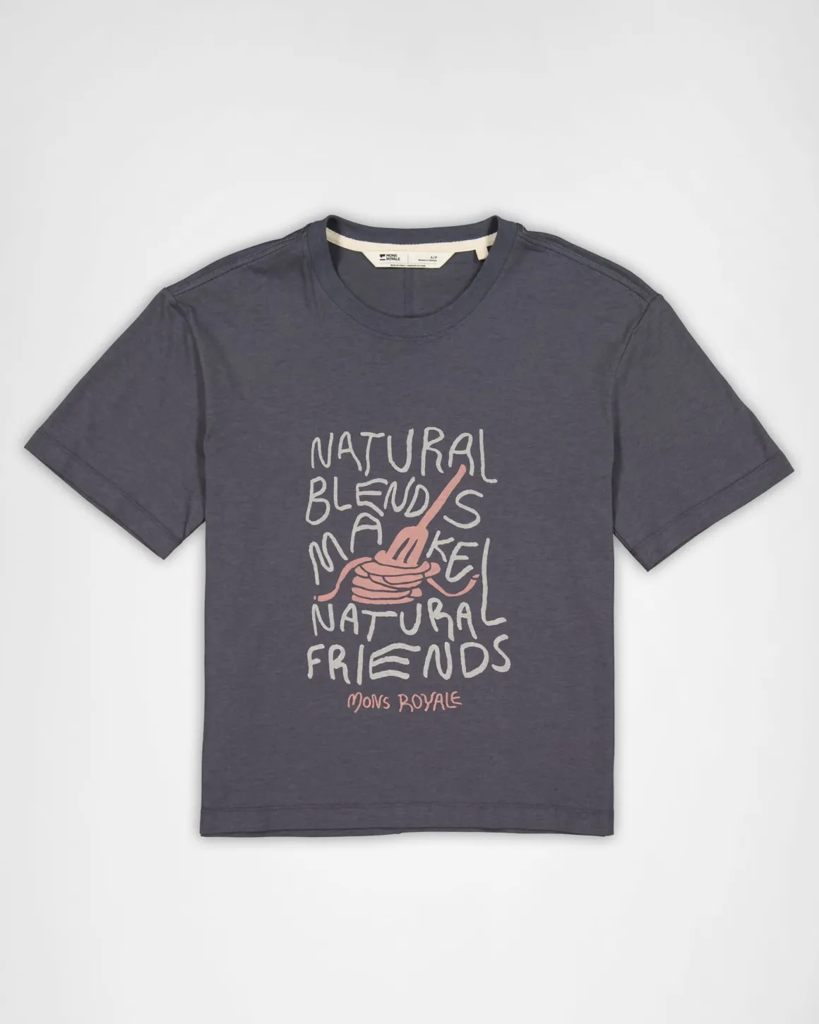 Yonder Merino Organic Cotton T-Shirt - Vintage Black