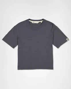 Yonder Merino Organic Cotton T-Shirt - Vintage Black