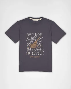 Yonder Merino Organic Cotton T-Shirt - Vintage Black