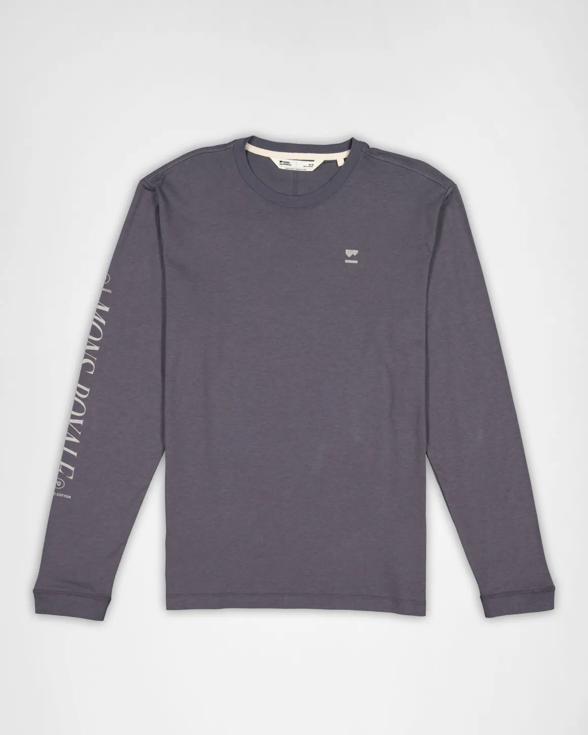 Yonder Merino Organic Cotton Long Sleeve - Vintage Black