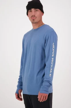 Yotei Merino Classic Long Sleeve - Blue Slate