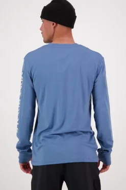Yotei Merino Classic Long Sleeve - Blue Slate