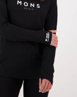 Yotei Merino Classic Long Sleeve - Black