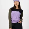 Yotei Merino Long Sleeve - Lupin / Dark Olive / Black