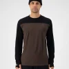 Yotei Merino Long Sleeve - Cedar / Black