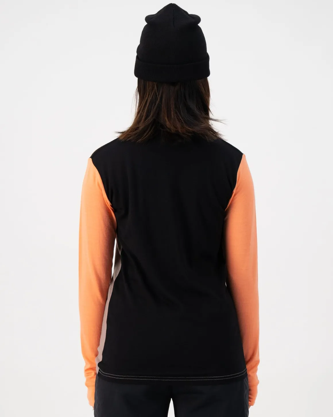 Yotei Merino Long Sleeve - Punch / Cinder / Black
