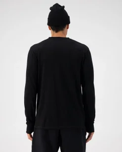 Yotei Merino Long Sleeve - Cedar / Black