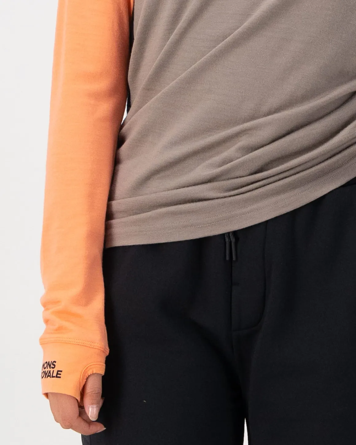 Yotei Merino Long Sleeve - Punch / Cinder / Black