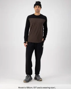 Yotei Merino Long Sleeve - Cedar / Black