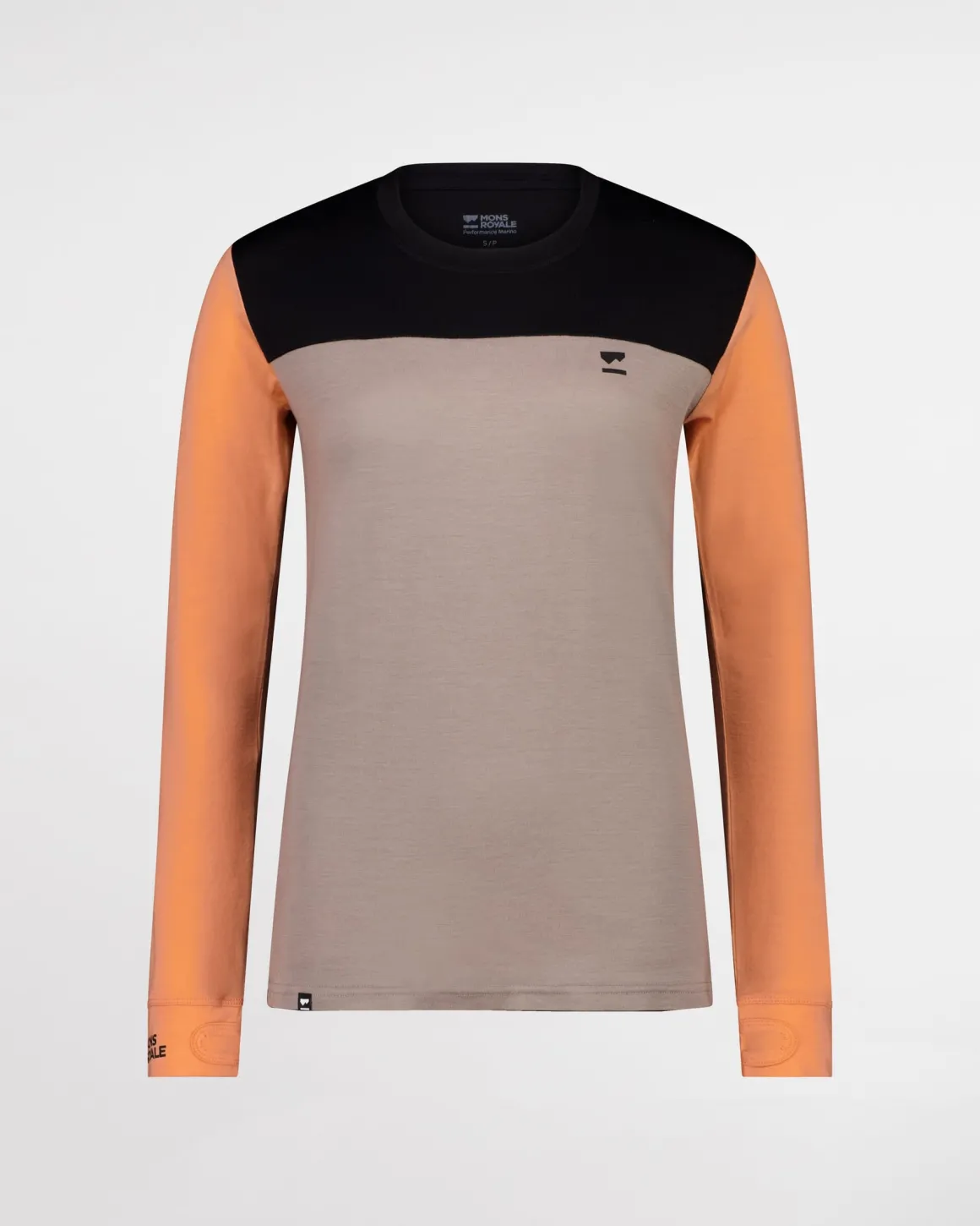 Yotei Merino Long Sleeve - Punch / Cinder / Black